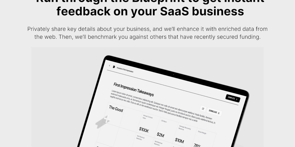 SaaS Blueprint