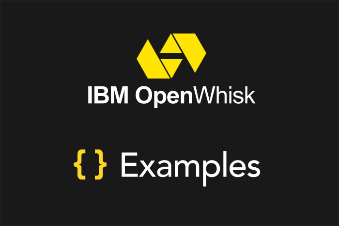 Serverless Framework Apache OpenWhisk Examples