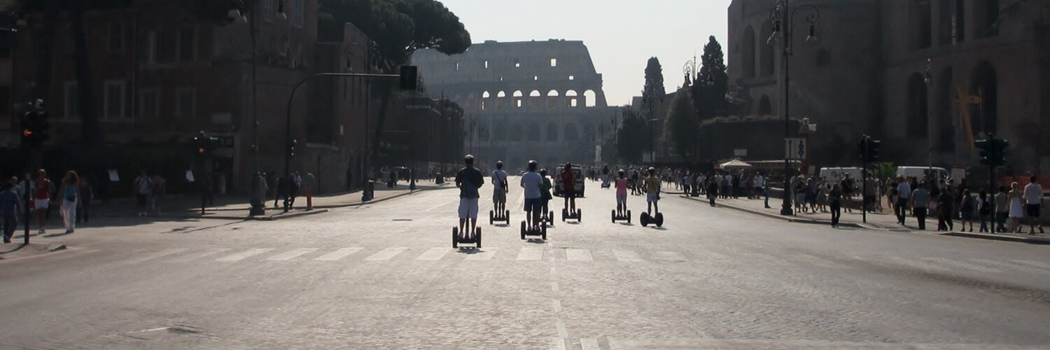 Segways at The Colosseum in Rome