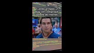 Somos programadores, por supuesto que todo lo que hacemos lo copiamos de Internet o nos lo da ChatGP