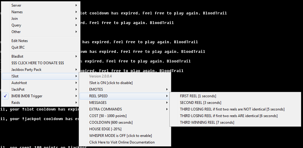 !Slot Machine Example