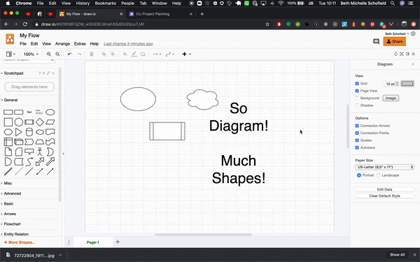 make shareable draw.io gif