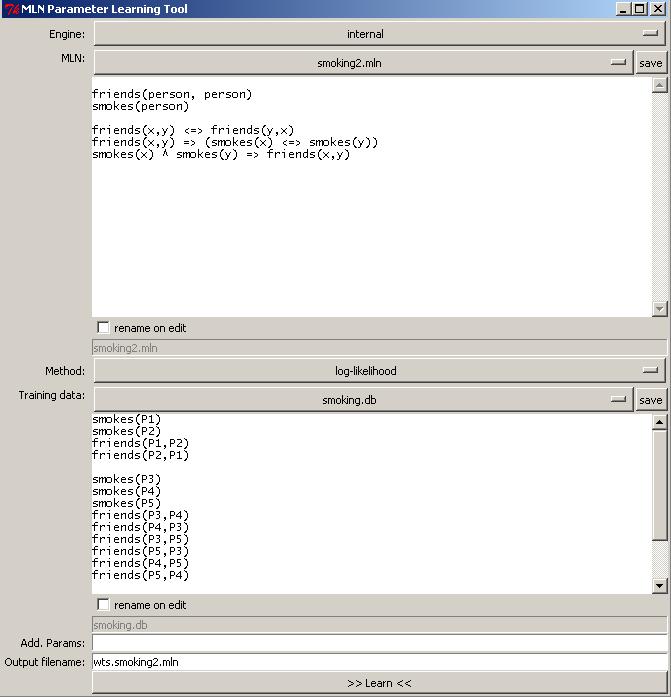 The MLN Learning Tool
