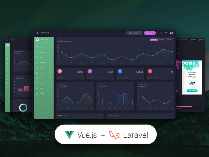 Vue Black Dashboard Pro Laravel