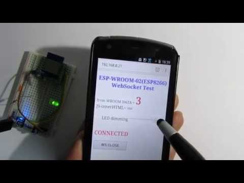 WebSocket ESP-WROOM-02(ESP8266) Android iPad