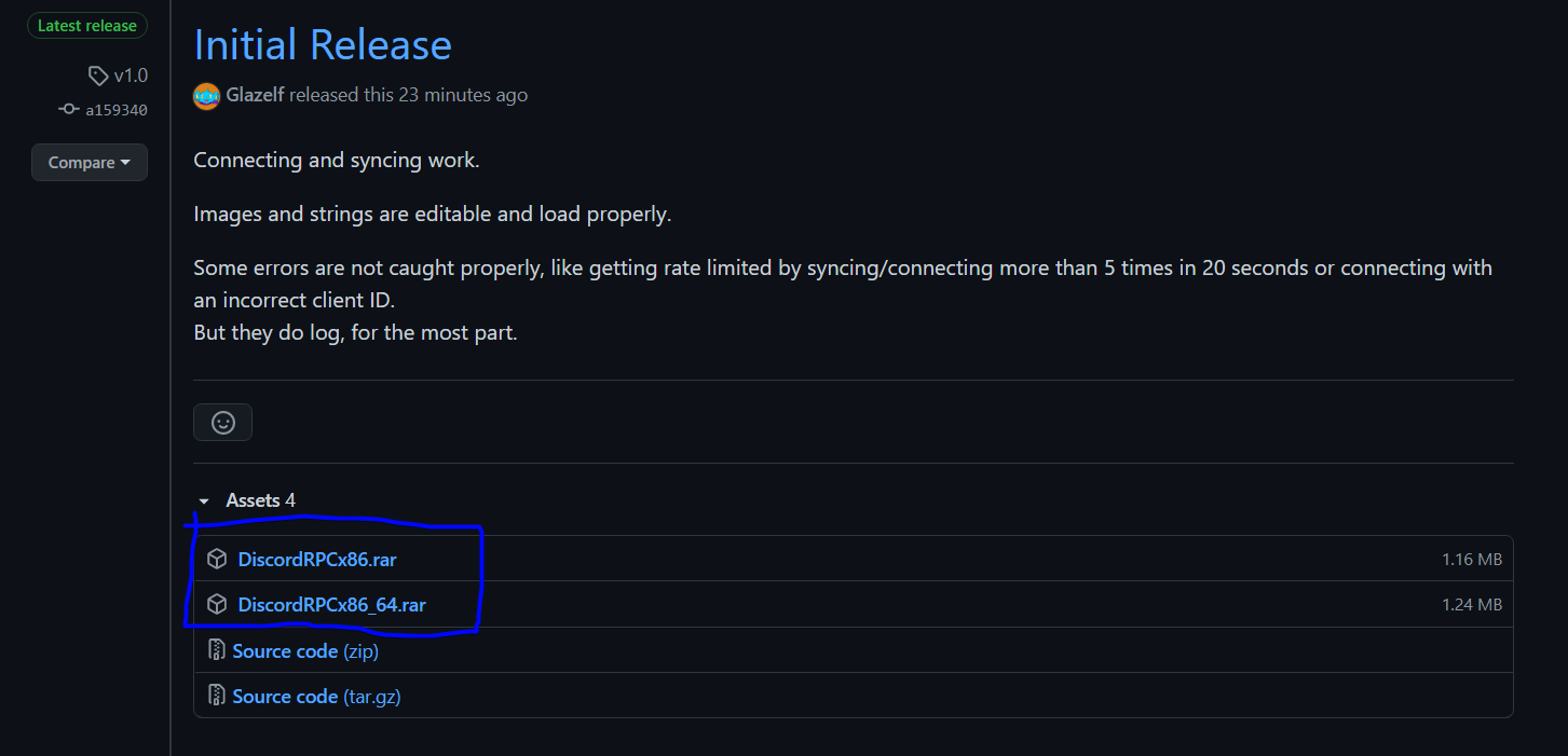 Release downloads