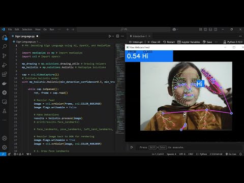 P9: Decoding Sign Language Using AI, OpenCV, and MediaPipe