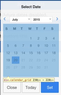 Date picker calendar_grid