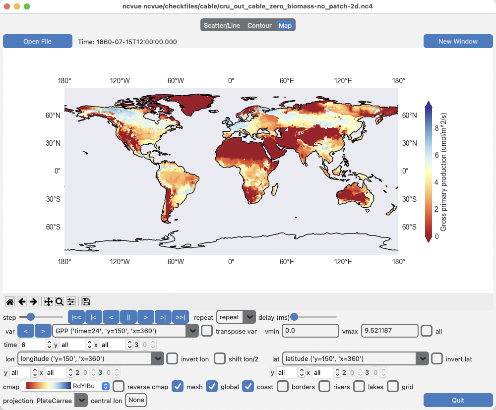 Map panel with CustomTkinter