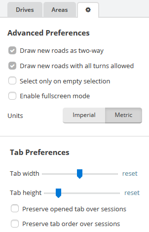 Tab Manager menu