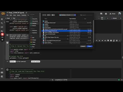 Demo of the classification process