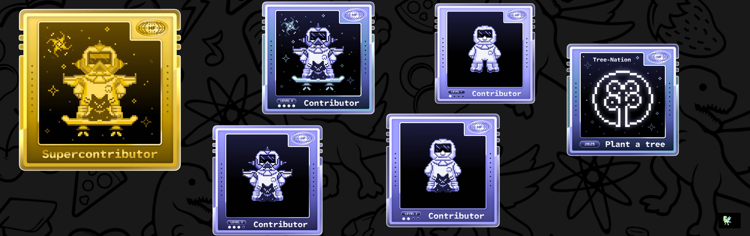 An image of @vijayxraj's Holopin badges, which is a link to view their full Holopin profile