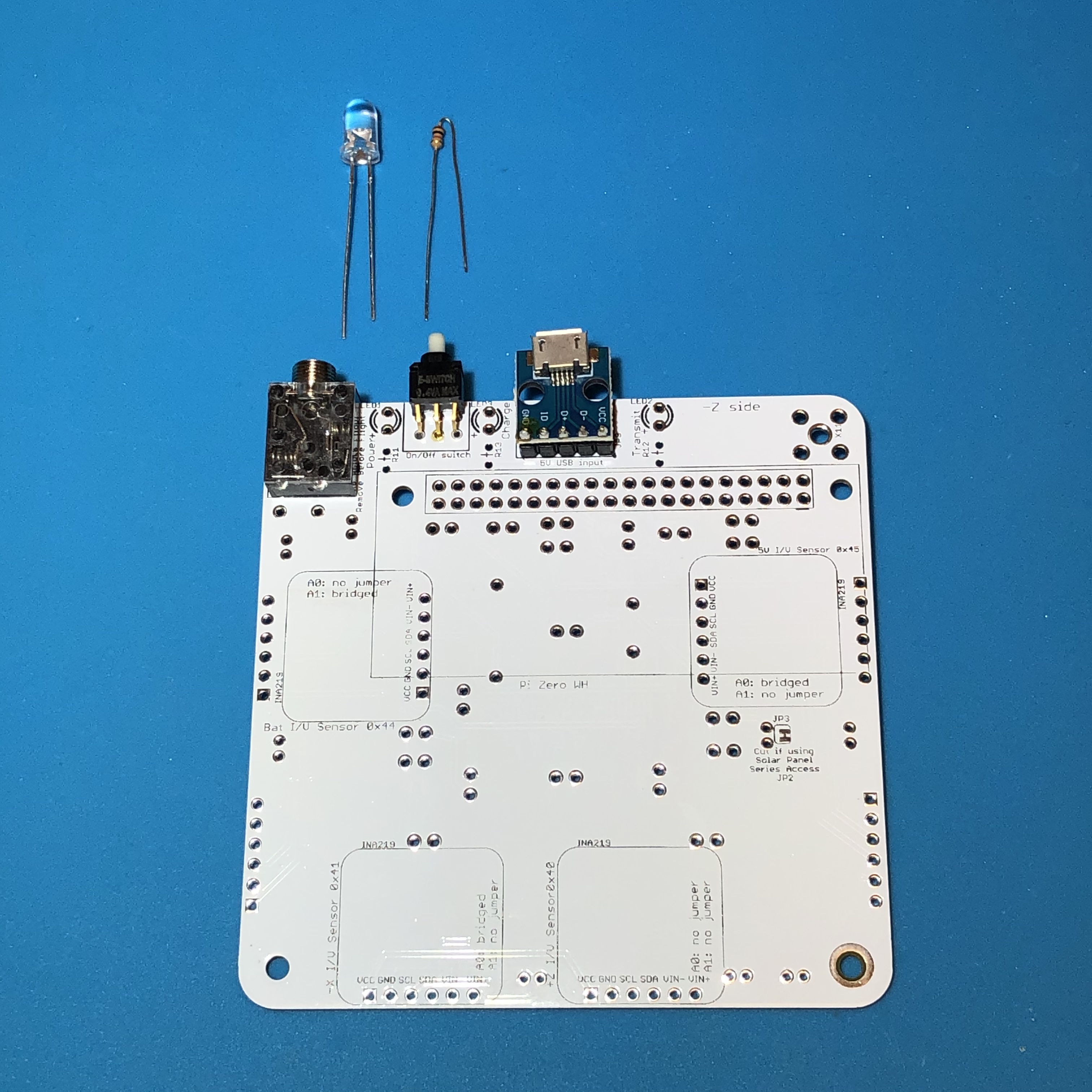 LED and resistor