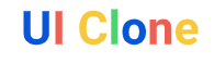 Google UI Clone