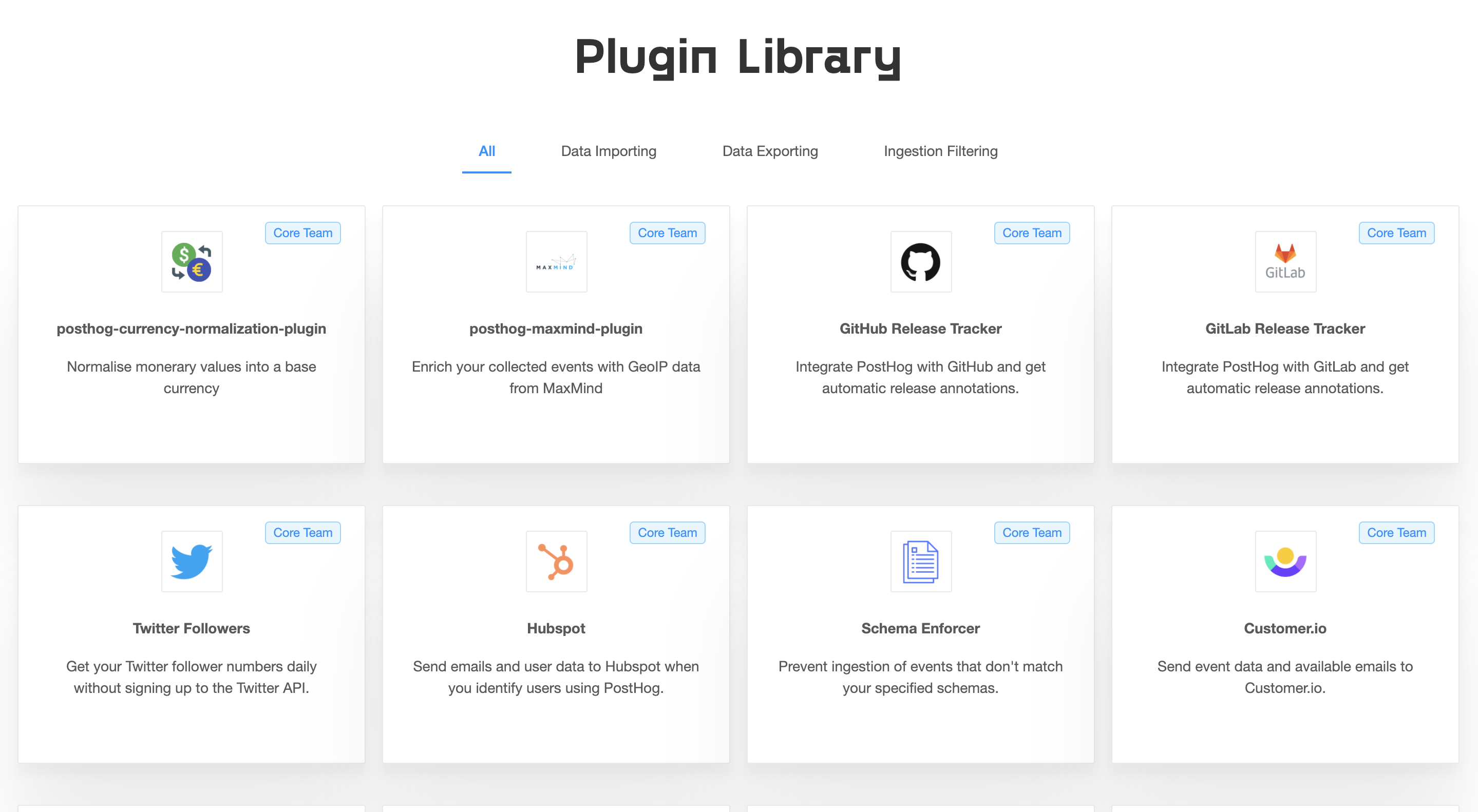 Plugin Library Screenshot