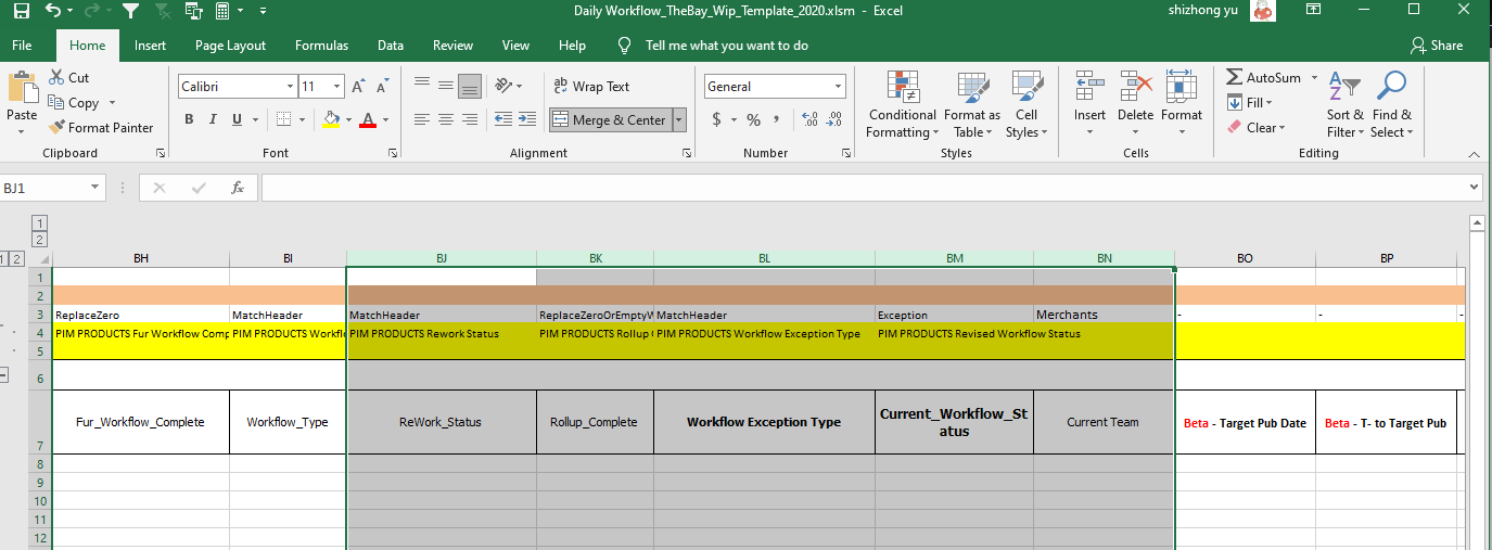 Worksheet Regions