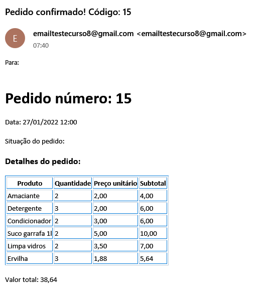 email de compra