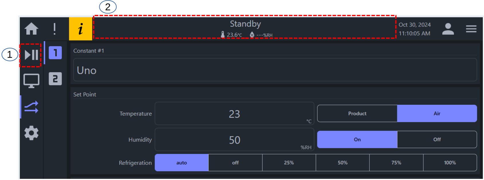 Returning to the Operation Mode page