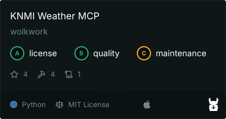 GitHub - wolkwork/knmi-mcp · GitHub