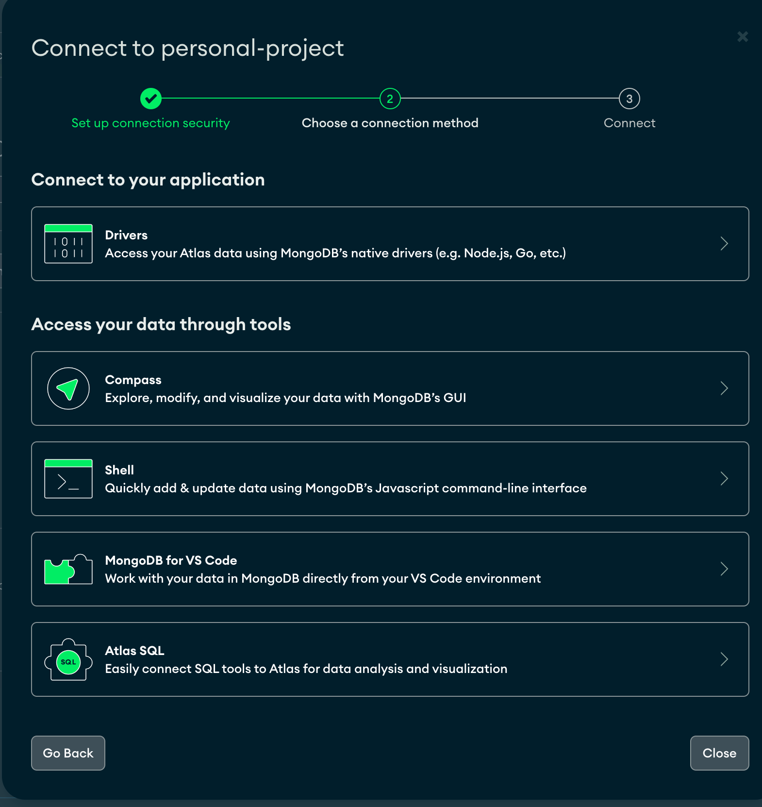 Connection Methods