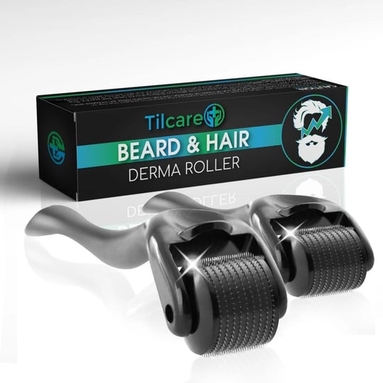 beard-and-hair-growth-derma-roller-by-tilcare-sterile-titanium-beard-roller-0-25mm-for-men-microneed-1