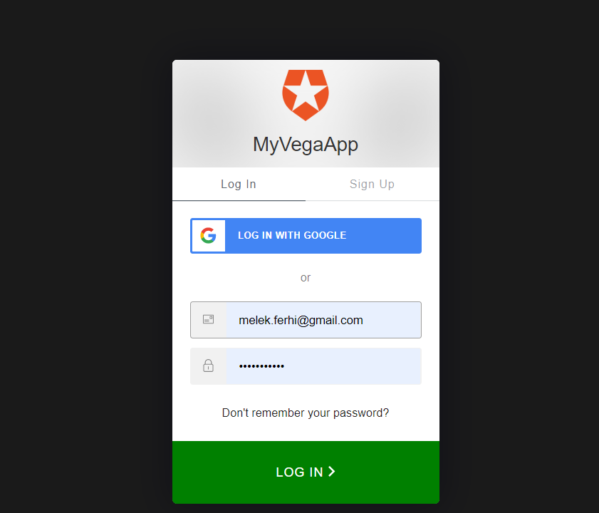 Login Page