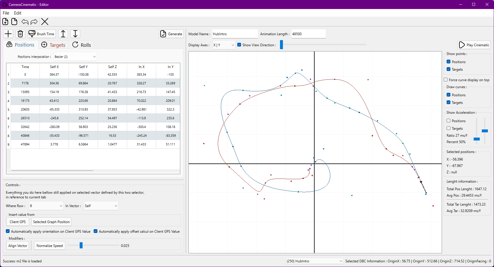 CameraCinematic - Editor