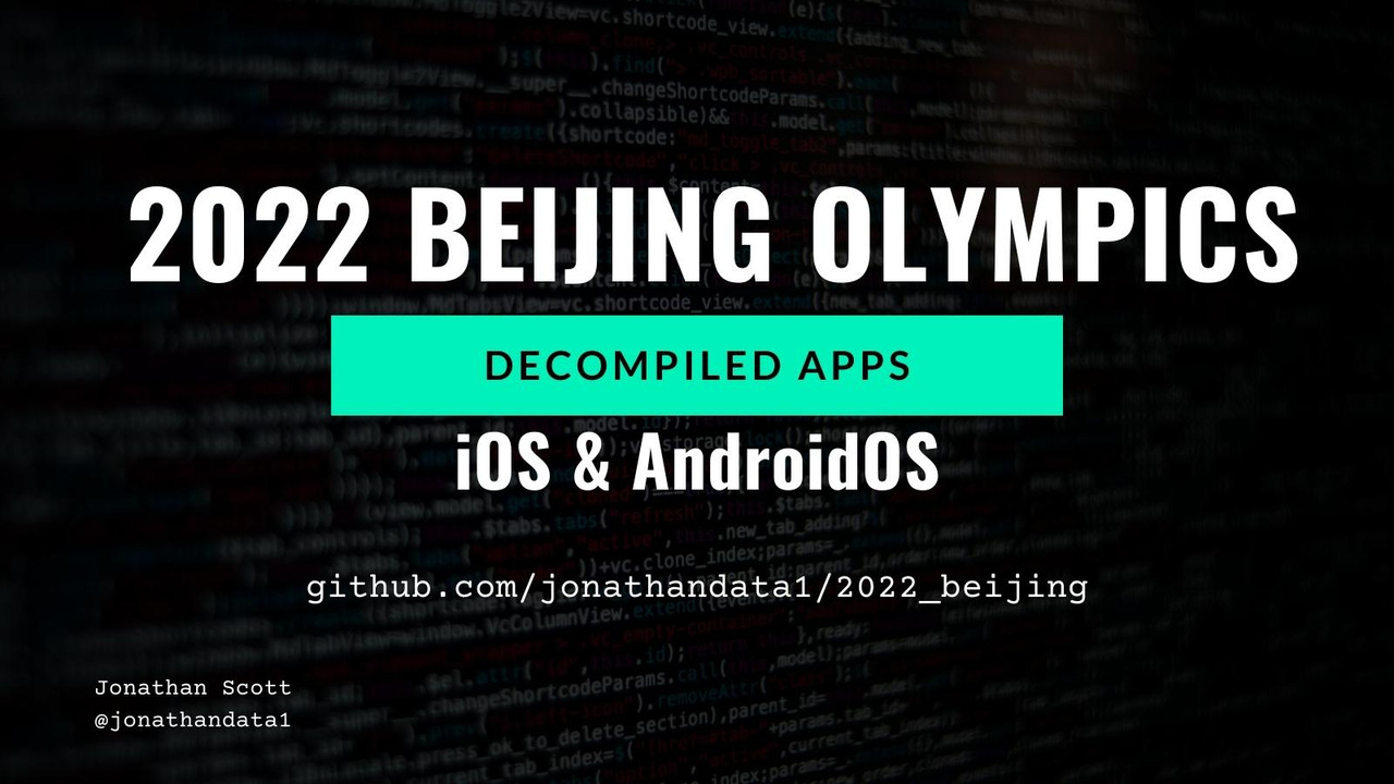 2022 Beijing Olympics Apps