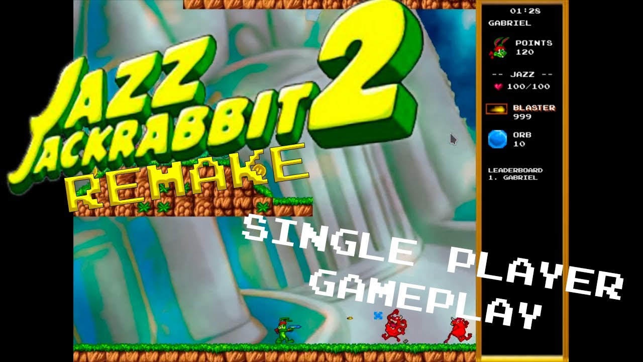 Jazz JackRabbit 2 Remake - Gameplay - Single Player