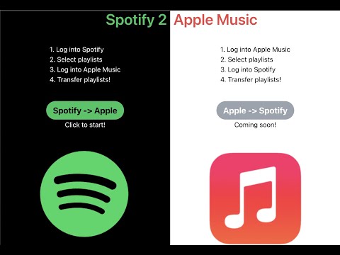 Spotify 2 Apple YouTube