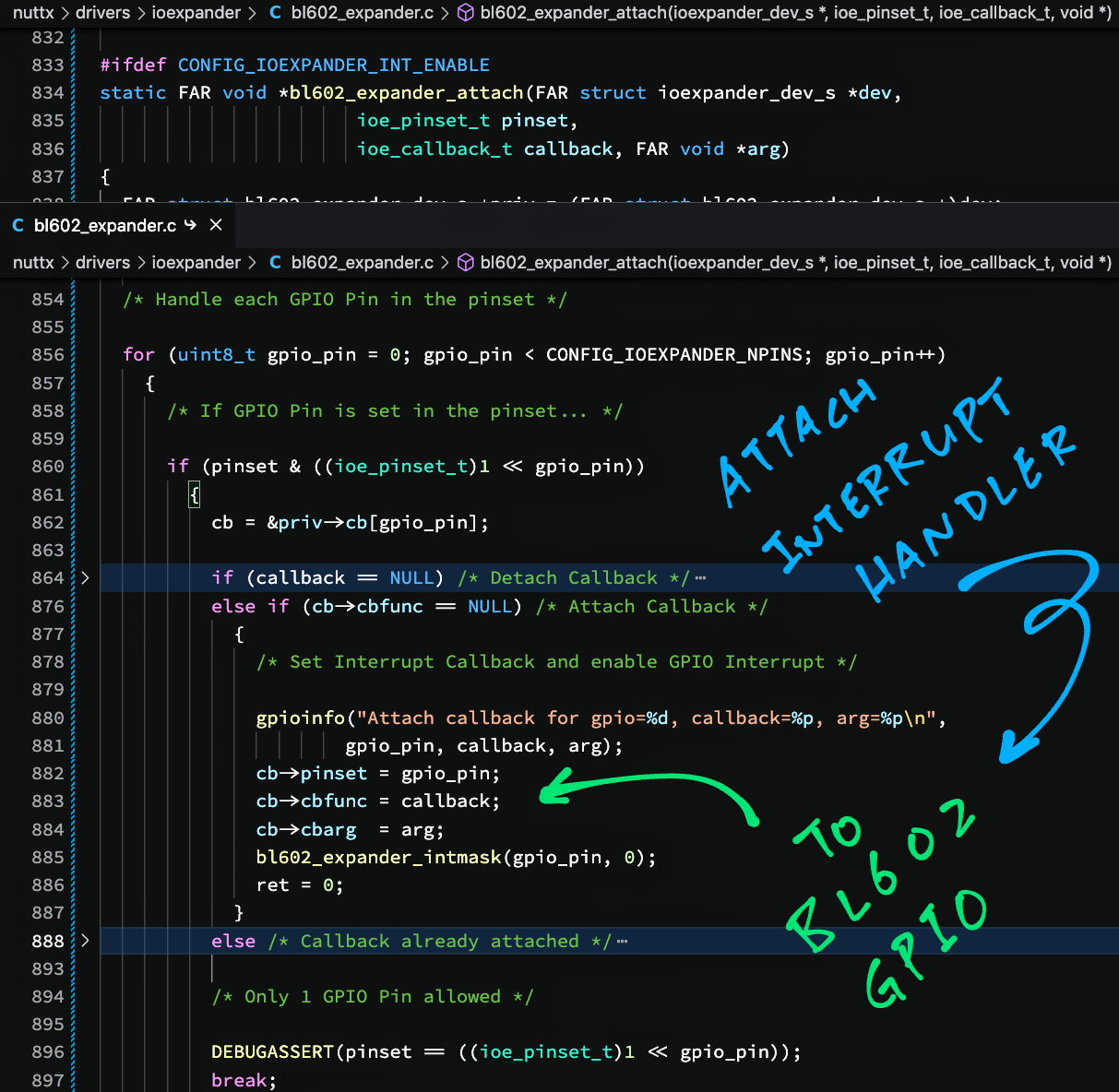 Attach GPIO Interrupt