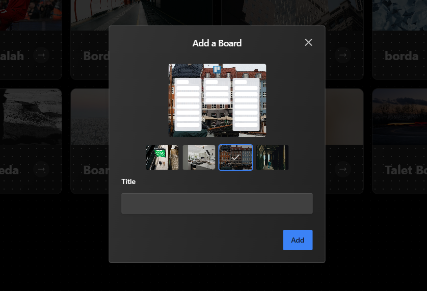 Create Board Modal