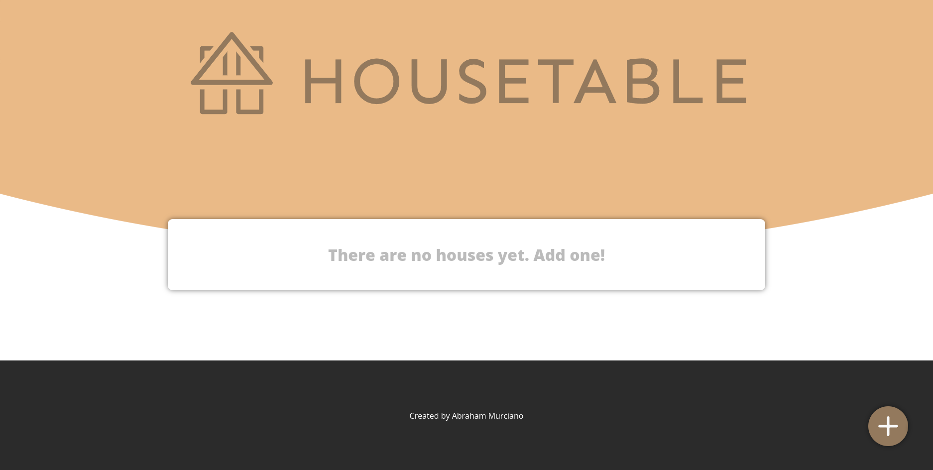 Empty home page