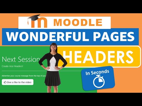 Moodle Design Headers