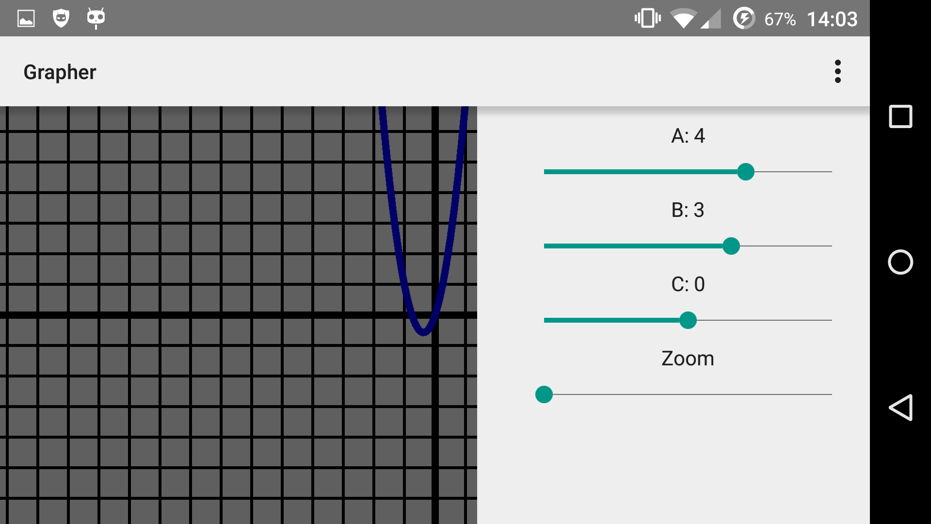 GitHub - ItsHarper/ParabolaGrapher: Parabola graphing app built in 2 ...