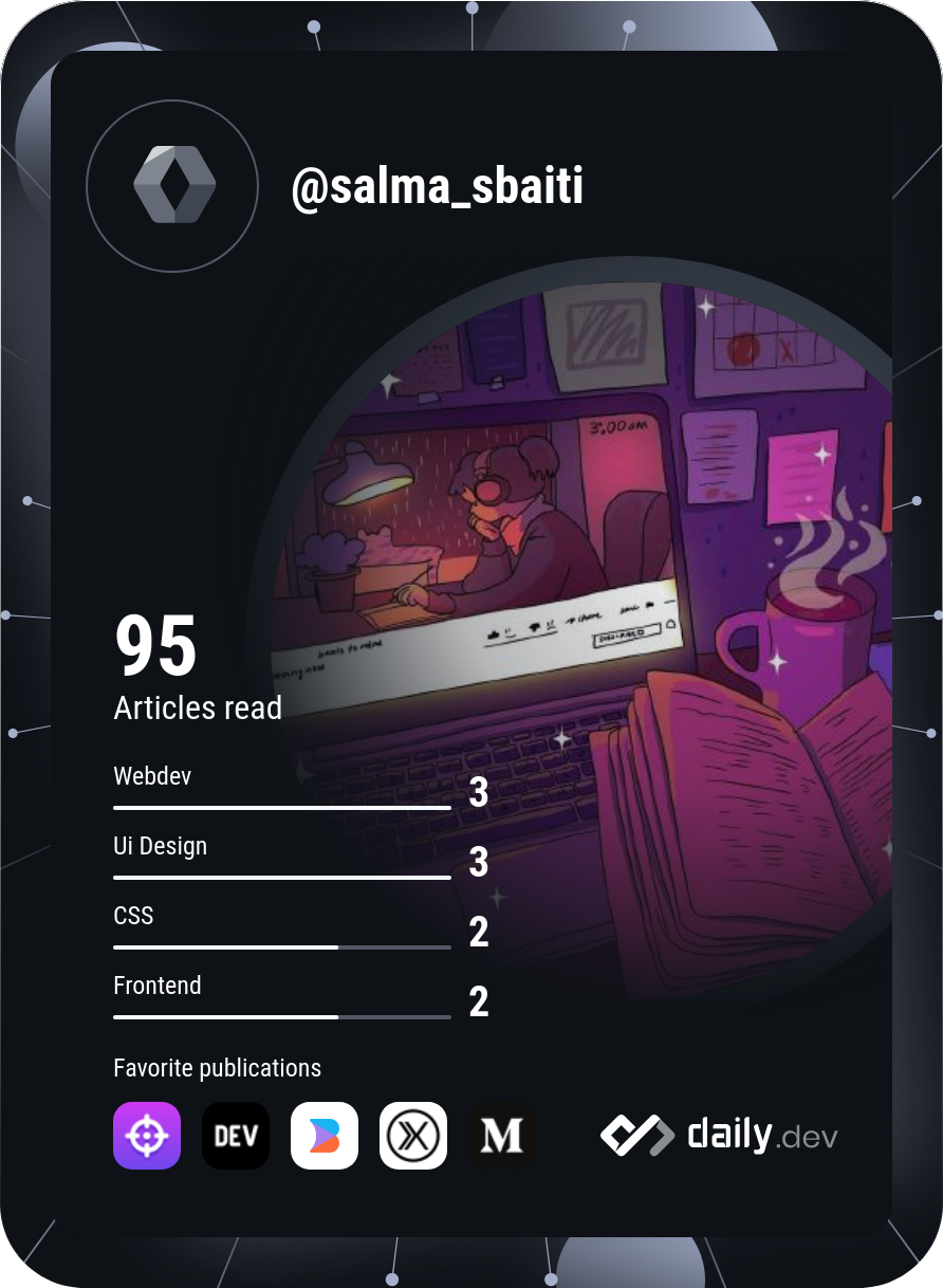 salma sbaiti's Dev Card