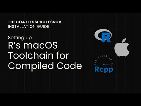 Video: Installing and using the {macrtools} package to setup the R Compilation Toolchain for macOS