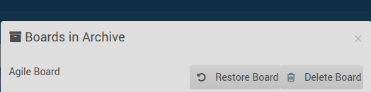 Delete Board from Archive