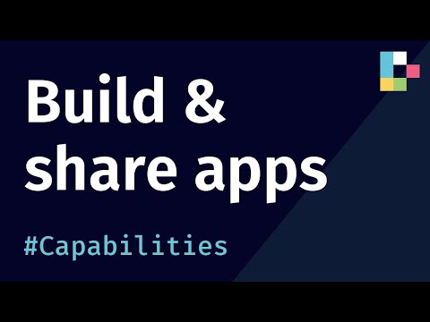 Build & share apps
