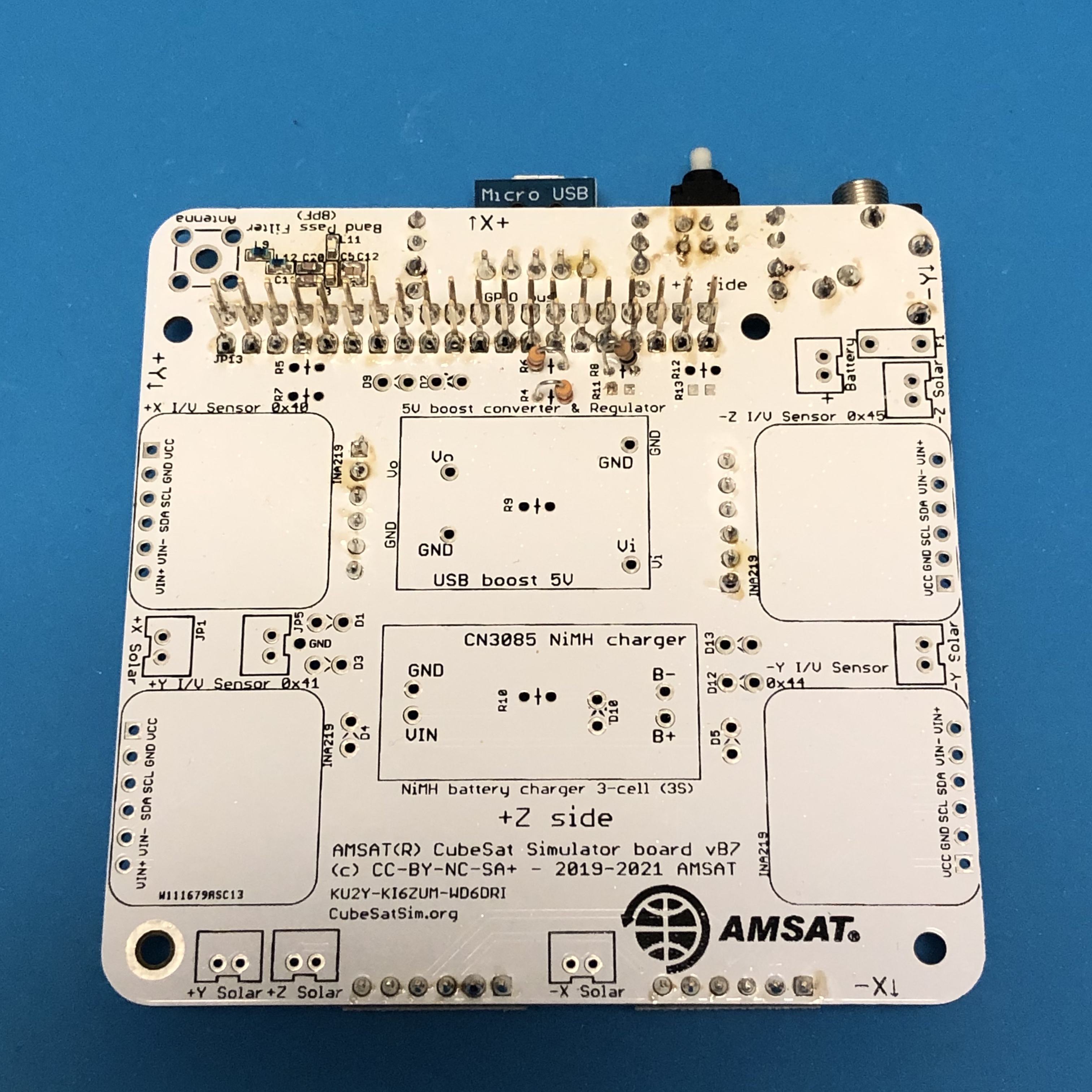 PCB with Bottom INA219s