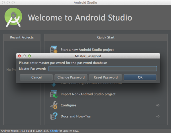AS master password