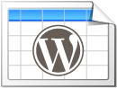 Logo of the TablePress plugin for WordPress