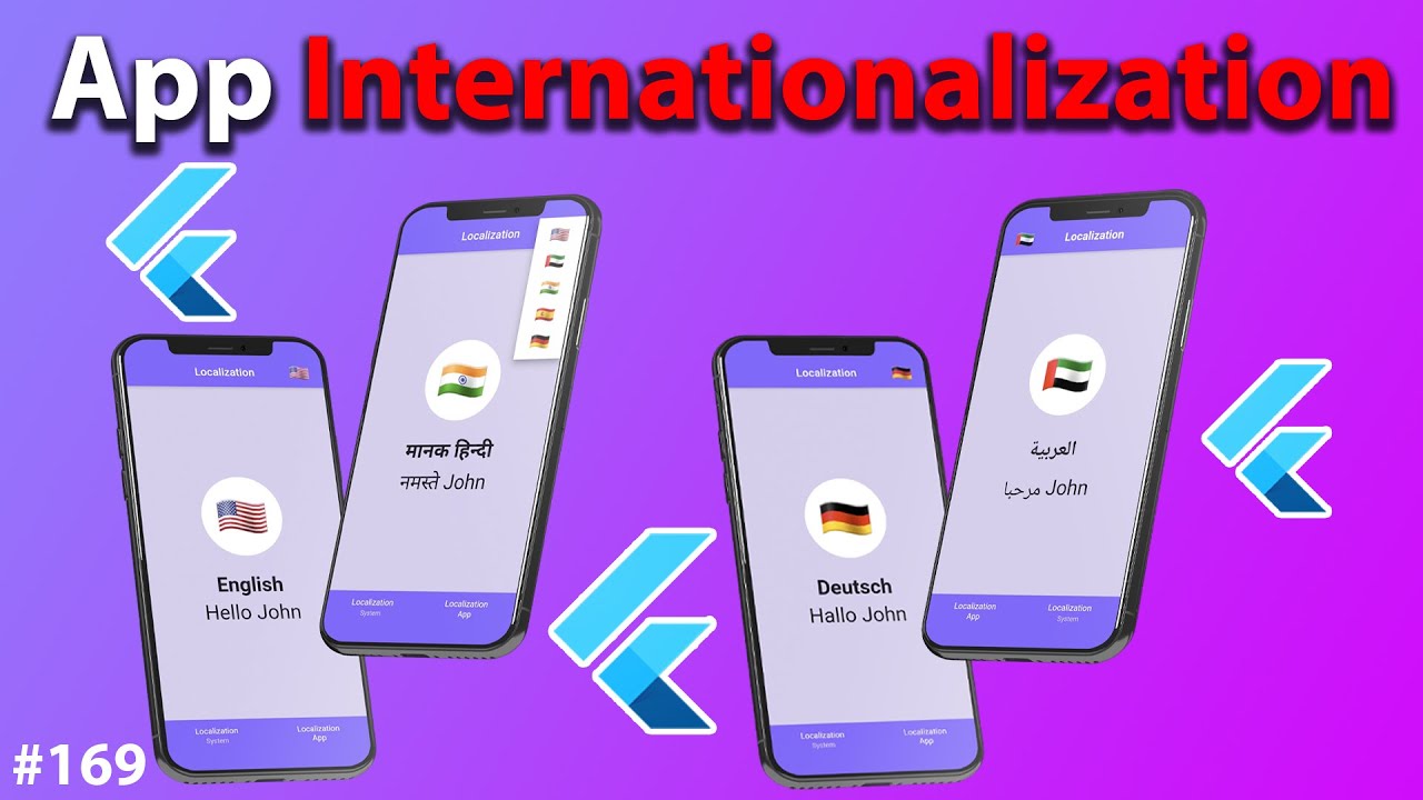 Flutter Tutorial - Localization & Internationalization YouTube video