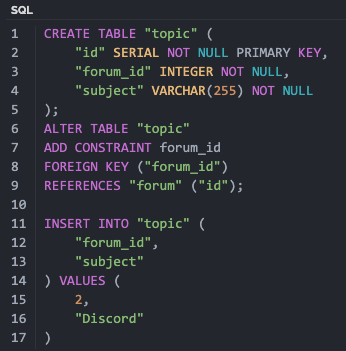 SQL/Query Languages