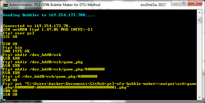 GitHub - esc0rtd3w/ps3-ofw-bubble-maker: Create Bubble Packages For PS3 ...