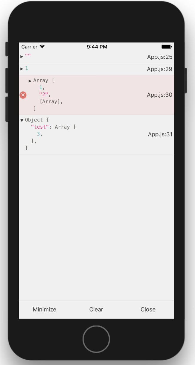 react-native-dev-console