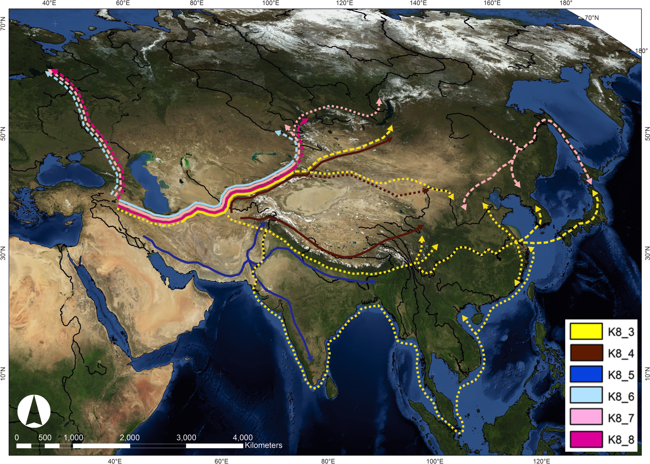 Spread of barley