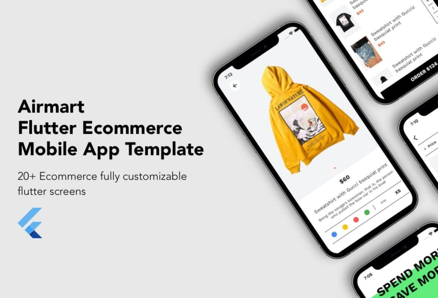  Airmart - flutter e-commerce template