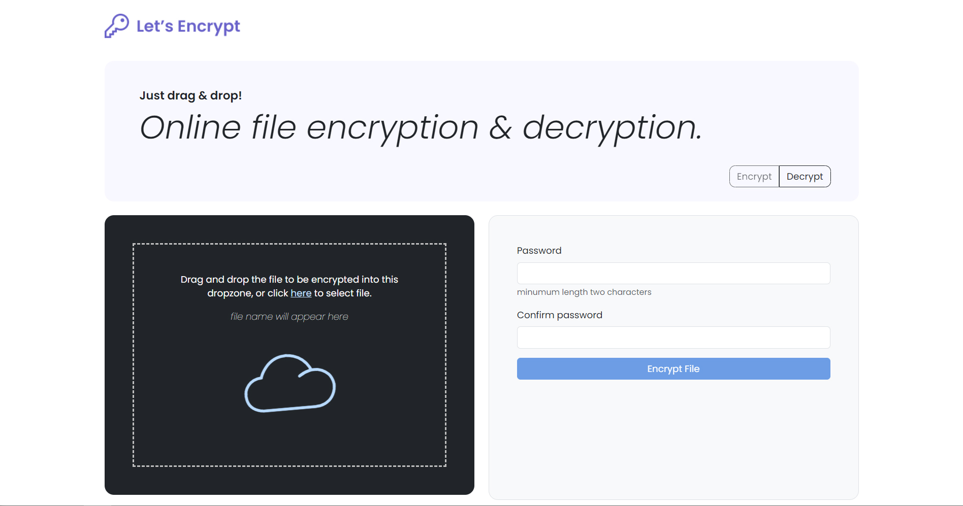 encryption and decryption app