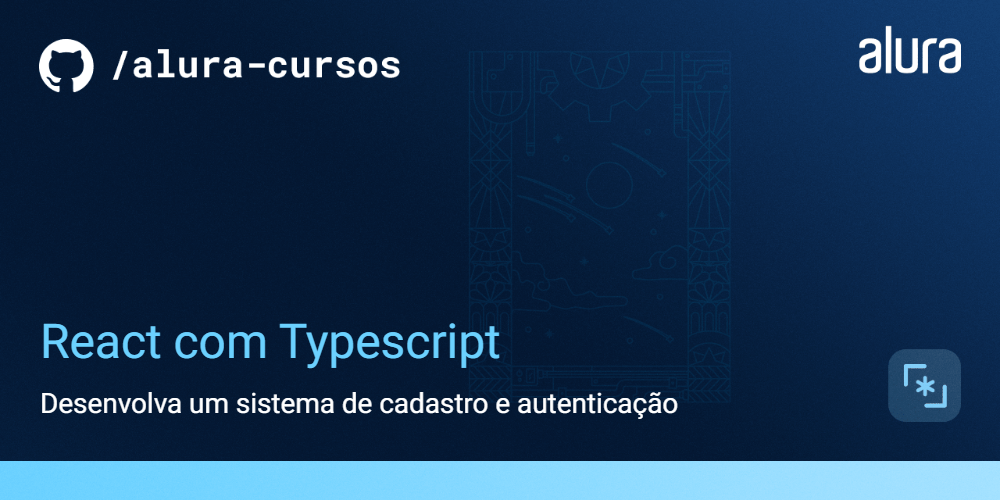 React com Typescript: Desenvolva um sistema de cadastro e autenticação